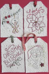 Holiday Tags II - Mini Hand Embroidery Pattern