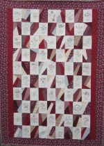 Snow Flurries Machine Embroidery Quilt