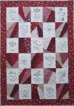 Snow Flurries Machine Embroidery Quilt